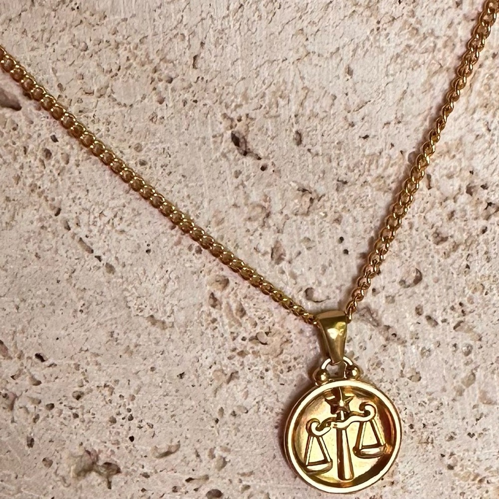 Custom Chain with‎ Zodiac Charm. For Live Shows.